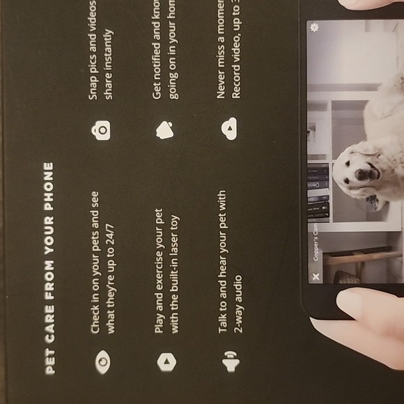 Petcube Play interactive wifi pet cam - Picture 3 of 5